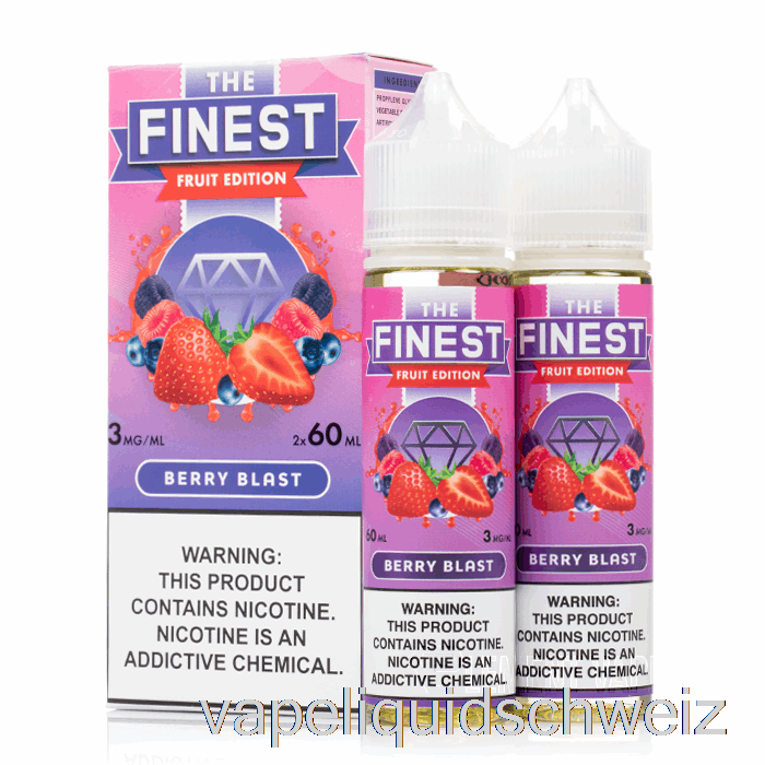 Berry Blast – Die Feinste Fruchtedition – 120 Ml 3 Mg Vape Ohne Nikotin